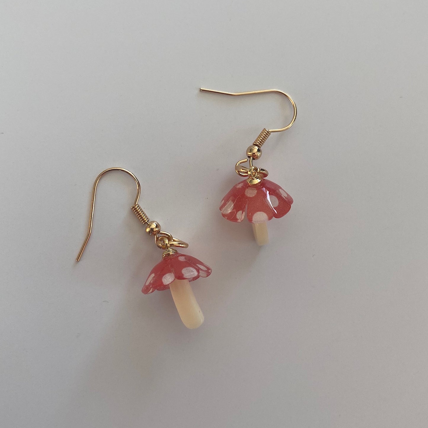 'Trippy' Mushroom Pendant Earrings
