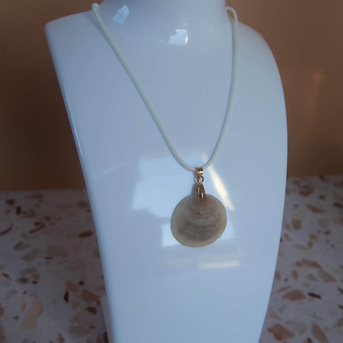 'Elaina' Natural Seashell Handmade Necklace
